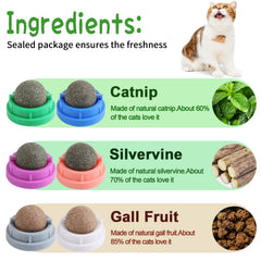 CCINEE catnip balls varied colors attract cats to play