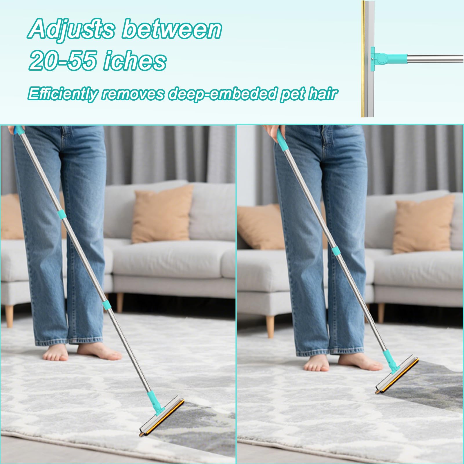 CCOPET reusable metal rake is durable and easy to wipe clean