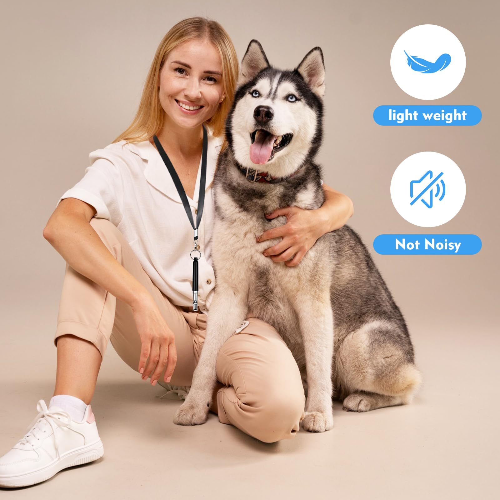 CdbC dog whistle universal-breed compatibility supports puppies to seniors.