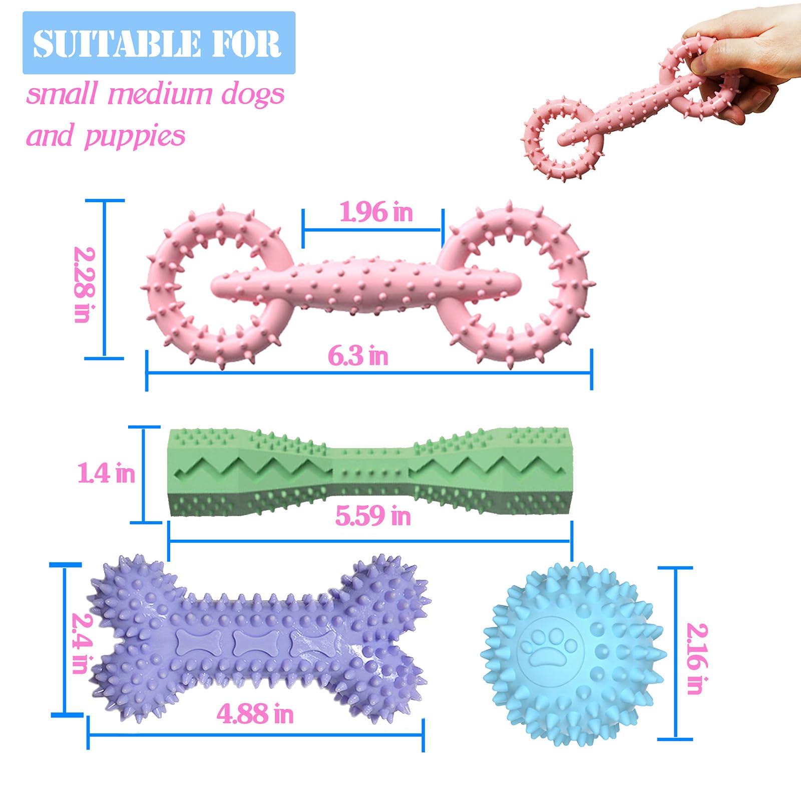 Cdyzqikm puppy toy treat-dispensing encourages sniffing and treats-filled play