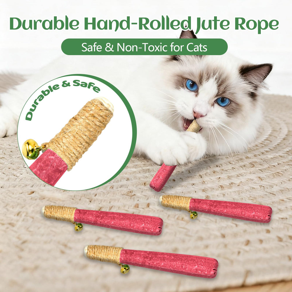 CealumVita pink cat-toy close-up highlighting vibrant appeal and engagement.