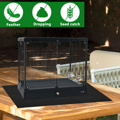 CebraBounze mat trimmed to fit a specific cage bottom area.