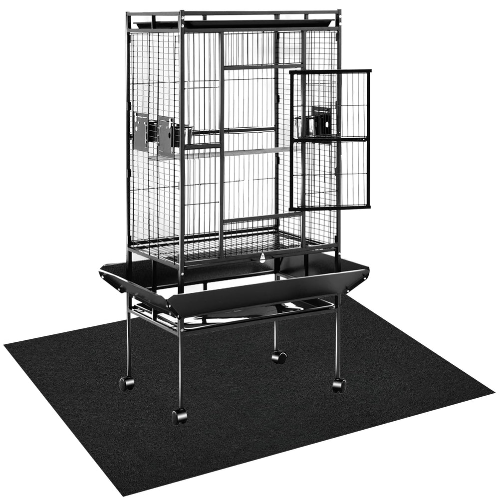 CebraBounze large bird cage mat shows strong absorption protecting floors.