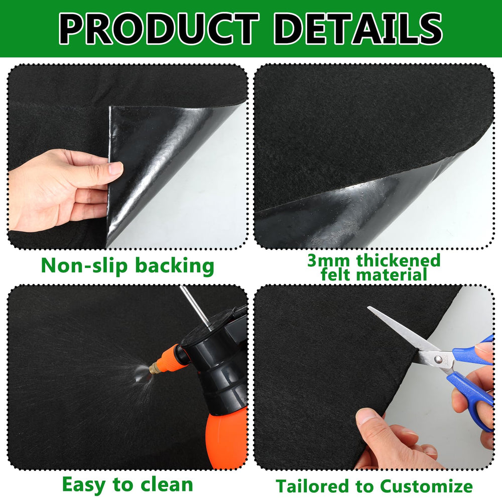 CebraBounze waterproof floor protector mat prevents spills from reaching surfaces.