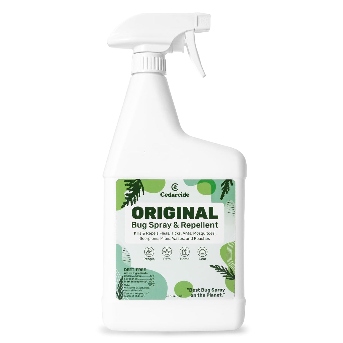 Cedarcide Original bug spray bottle for indoor protection.