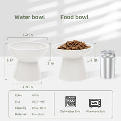 CEEFU water bowl is deeper to support comfortable drinking during meals.