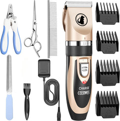 ceenwes dog clippers low-noise case for calm grooming