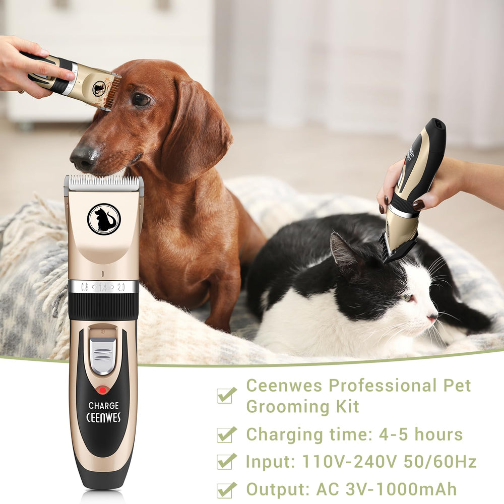 ceenwes dog clippers nail clipper and file included for paw care