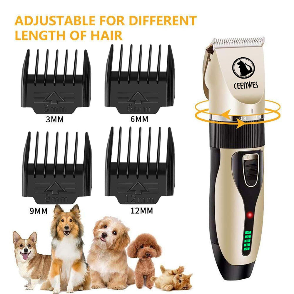 Ceenwes low-noise operation view emphasizes gentle grooming under 60 dB.