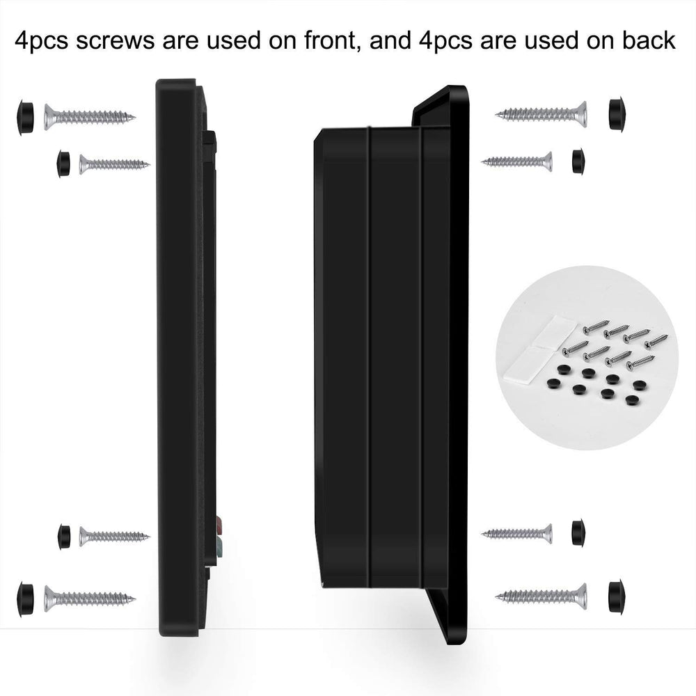 CEESC black cat door in outdoor setting showcases durable ABS construction.