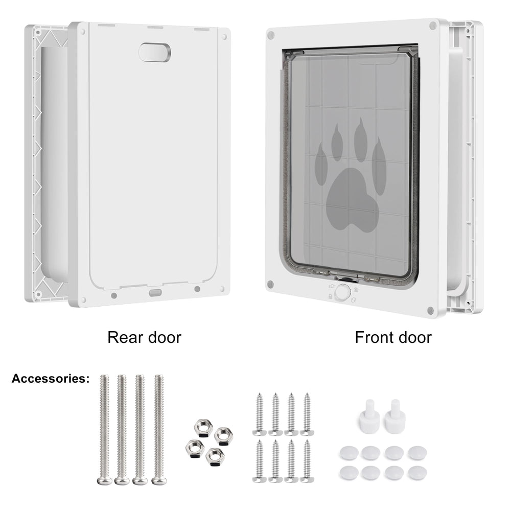 CEESC dog door compact dimensions suit small spaces and standard doors.