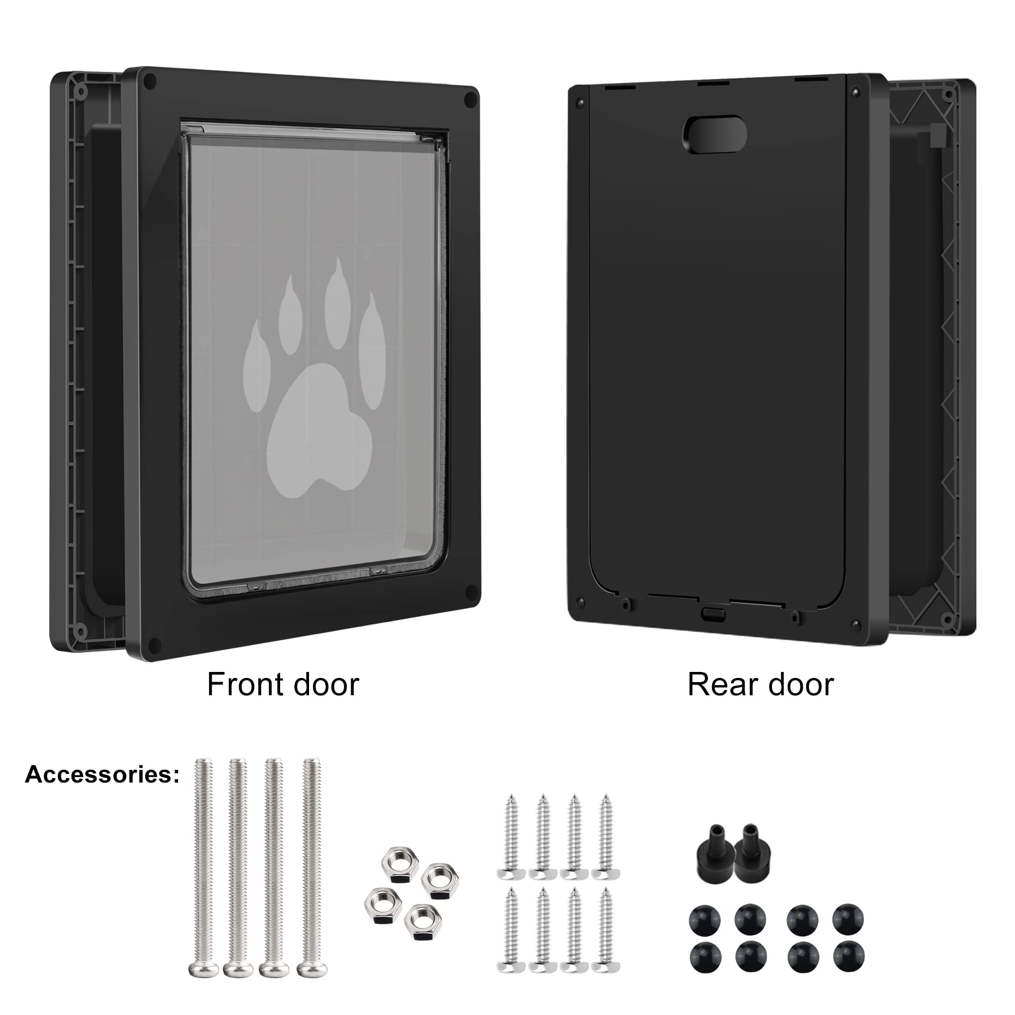 CEESC dog door cutout dimensions guide precise sizing for custom door openings.