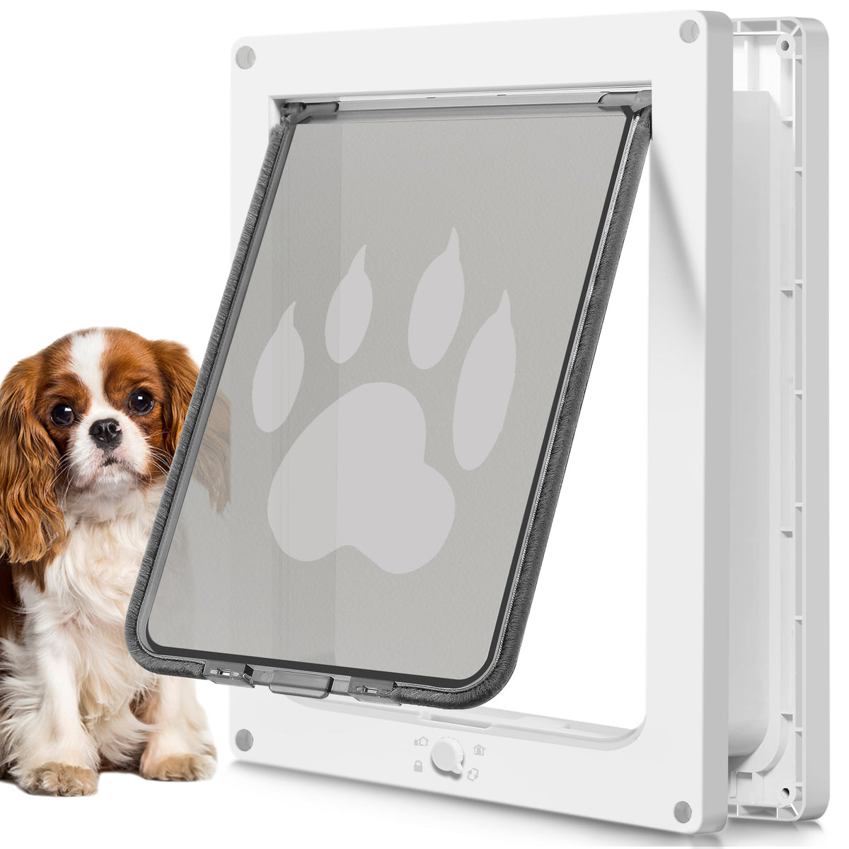 CEESC dog door weatherproof panel with durable seal for all-season pet access.