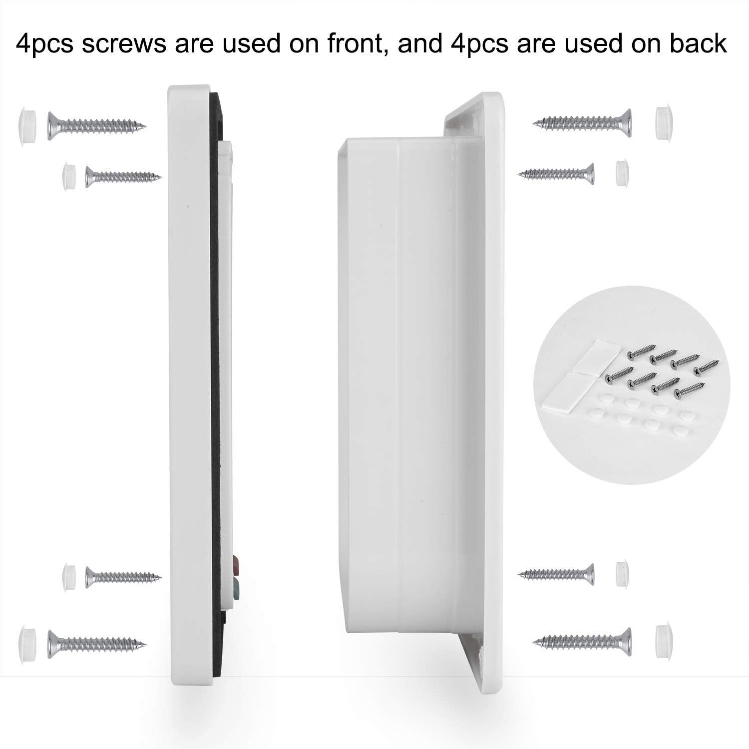 CEESC Extra Large Cat Door 4-way locking provides flexible access control.