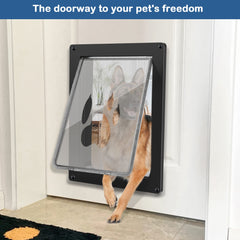 CEESC large dog door flap seal shows windproof and rainproof performance for weather-ready homes.