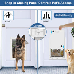 CEESC large dog door flap seal provides windproof and rainproof protection