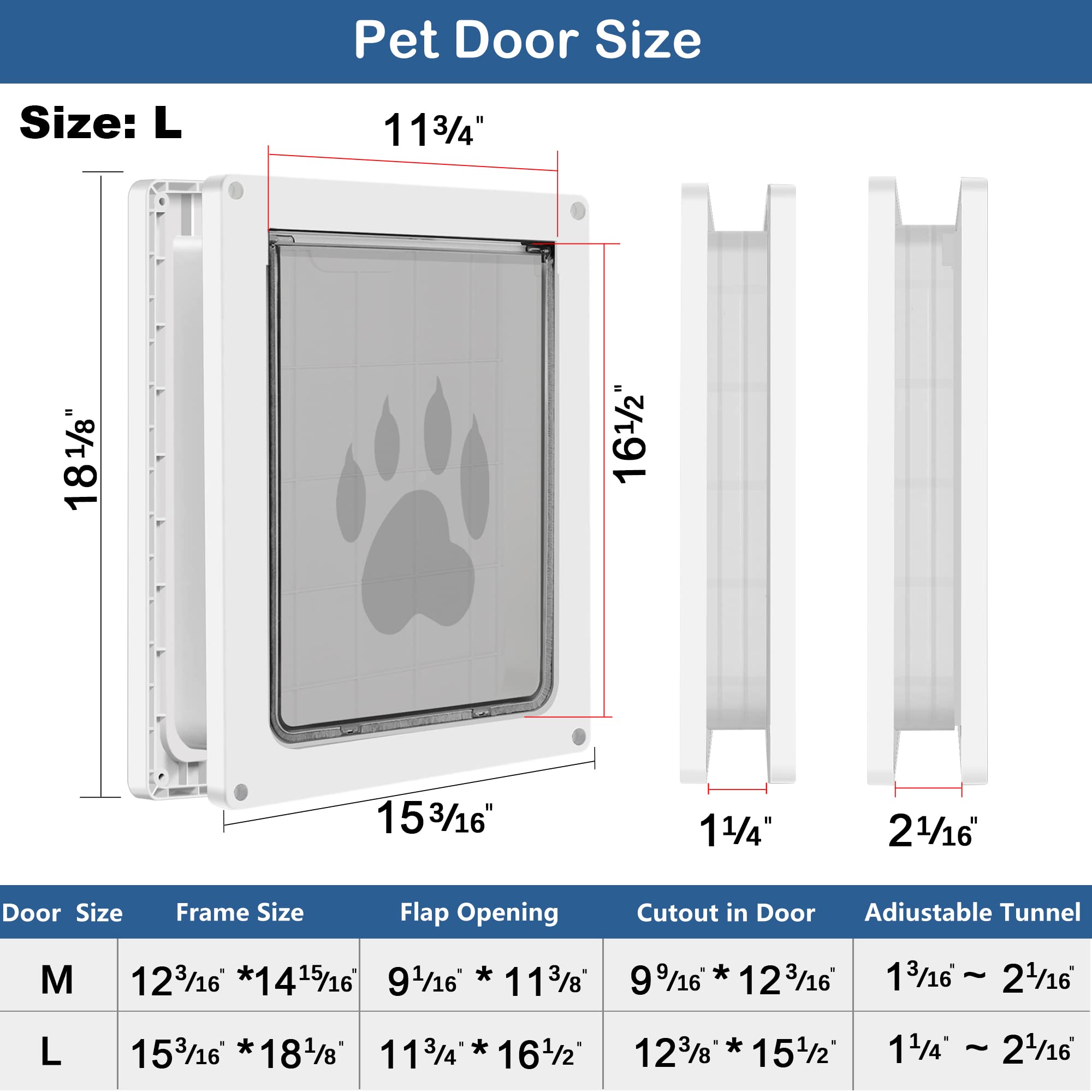 CEESC large dog door install template guides quick installation