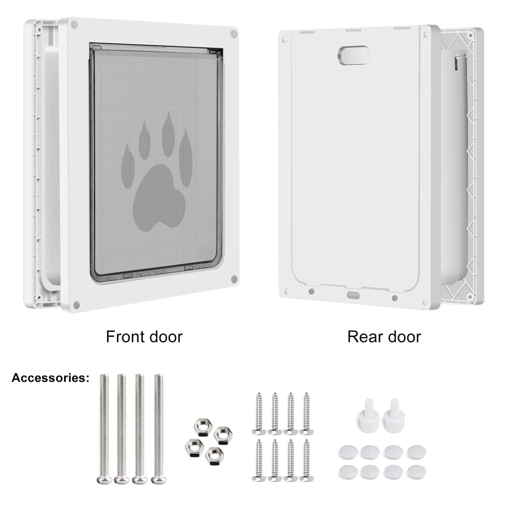 CEESC large dog door interior and exterior use for versatile placement