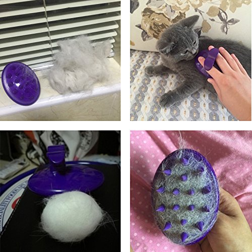 CeleMoon cat brush reduces fur on furniture and floors