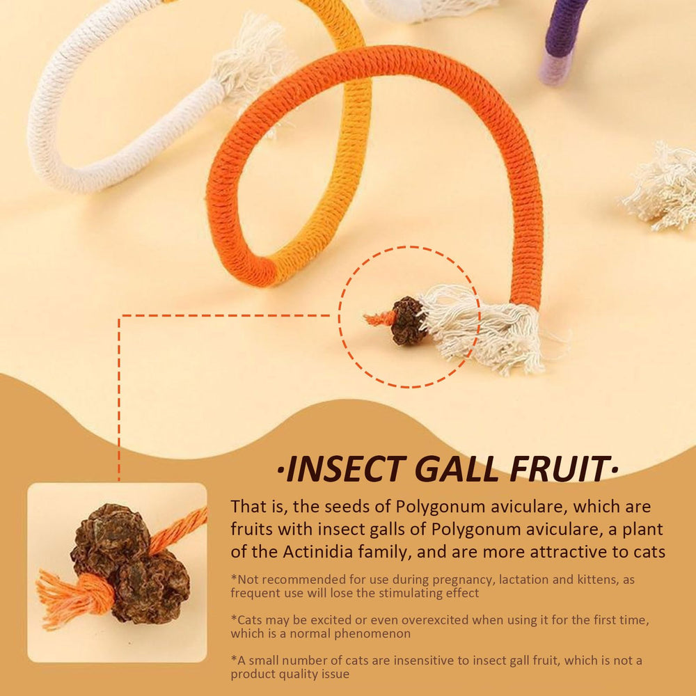 Celery Pet cat chew rope durable braid highlights long-lasting durability during rambunctious play.