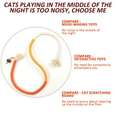 Celery Pet cat chew rope kitty playtime demonstrates interactive toy for enrichment.