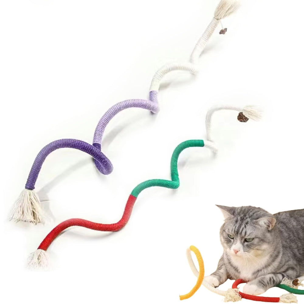 Celery Pet cat chew rope pack front promotes safe play and instinctual chewing.