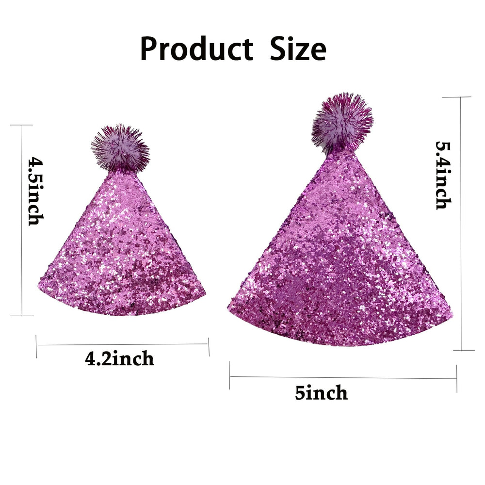 Cellcacn adjustable dog birthday hat headband ensures a comfy fit for small and medium dogs.