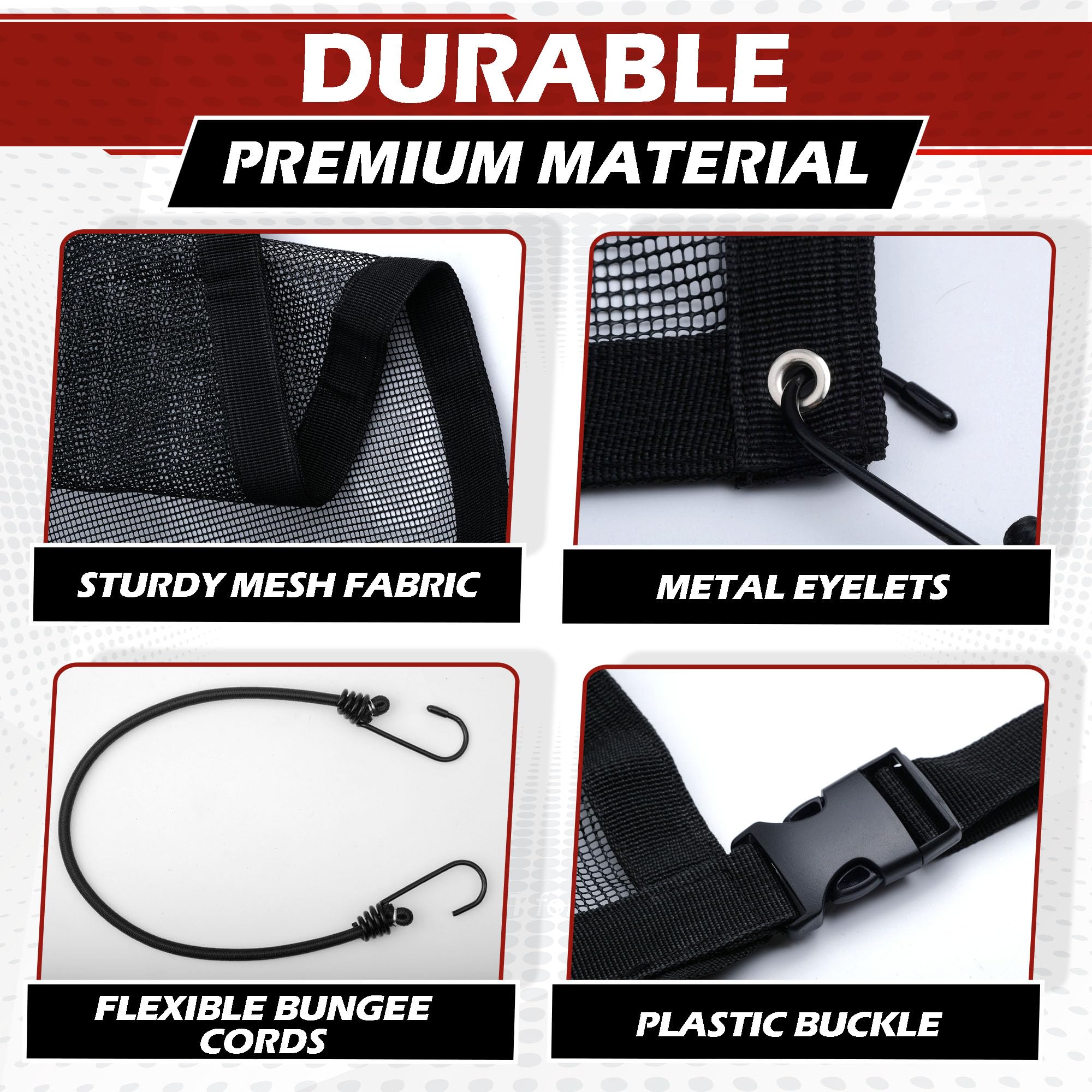 CEMZENFIX breathable mesh dog barrier maintains airflow while containing pet