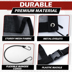 CEMZENFIX breathable mesh dog barrier maintains airflow while containing pet