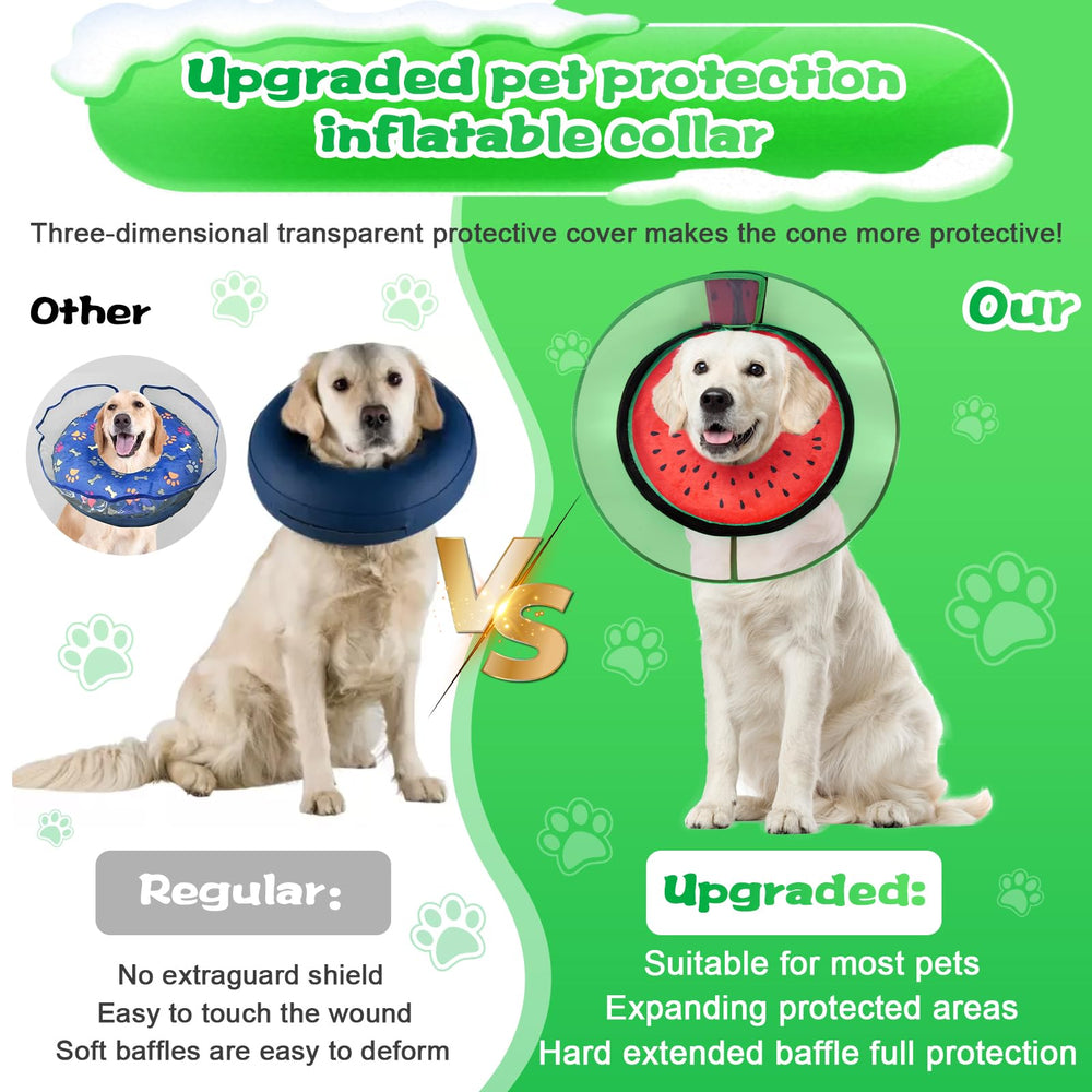 CNEO donut-collar outer layer closeup showcases breathable fabric and pet-friendly design