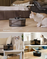 CENGCEN cat fountain 108oz capacity supports long intervals between refills