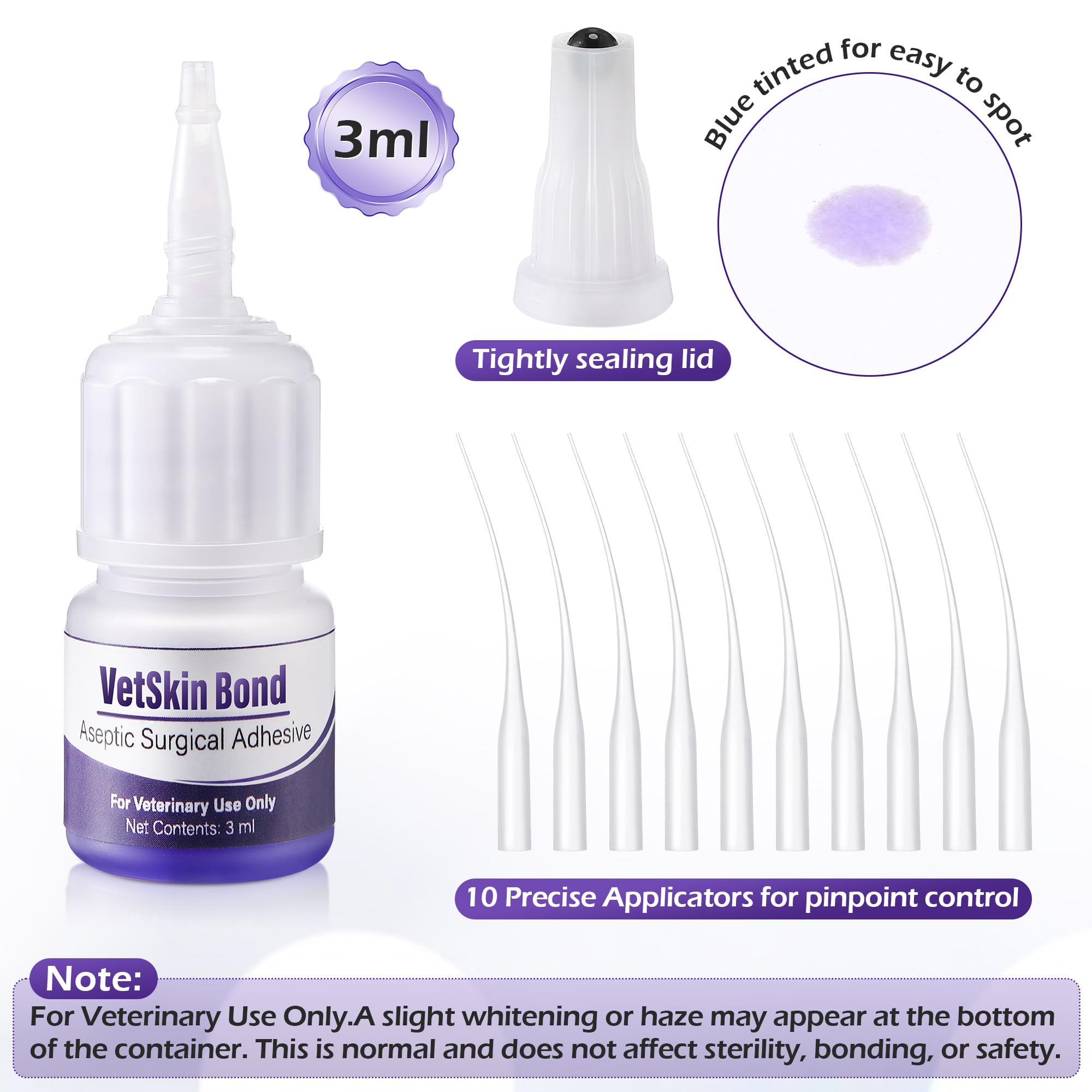Safe veterinary adhesive packaging for Ceoighe product labeling