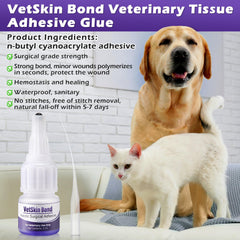 Ceoighe Vet Skin Glue with 10 precision applicators for pinpoint closure