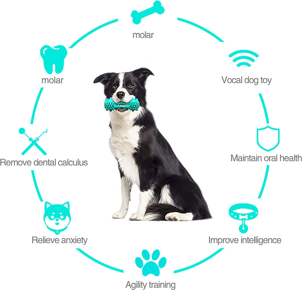 CERISURIO blue teething toy supports training and chewing sessions
