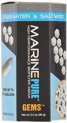 CerMedia MarinePure Gems 90g packaging for filtration setup.