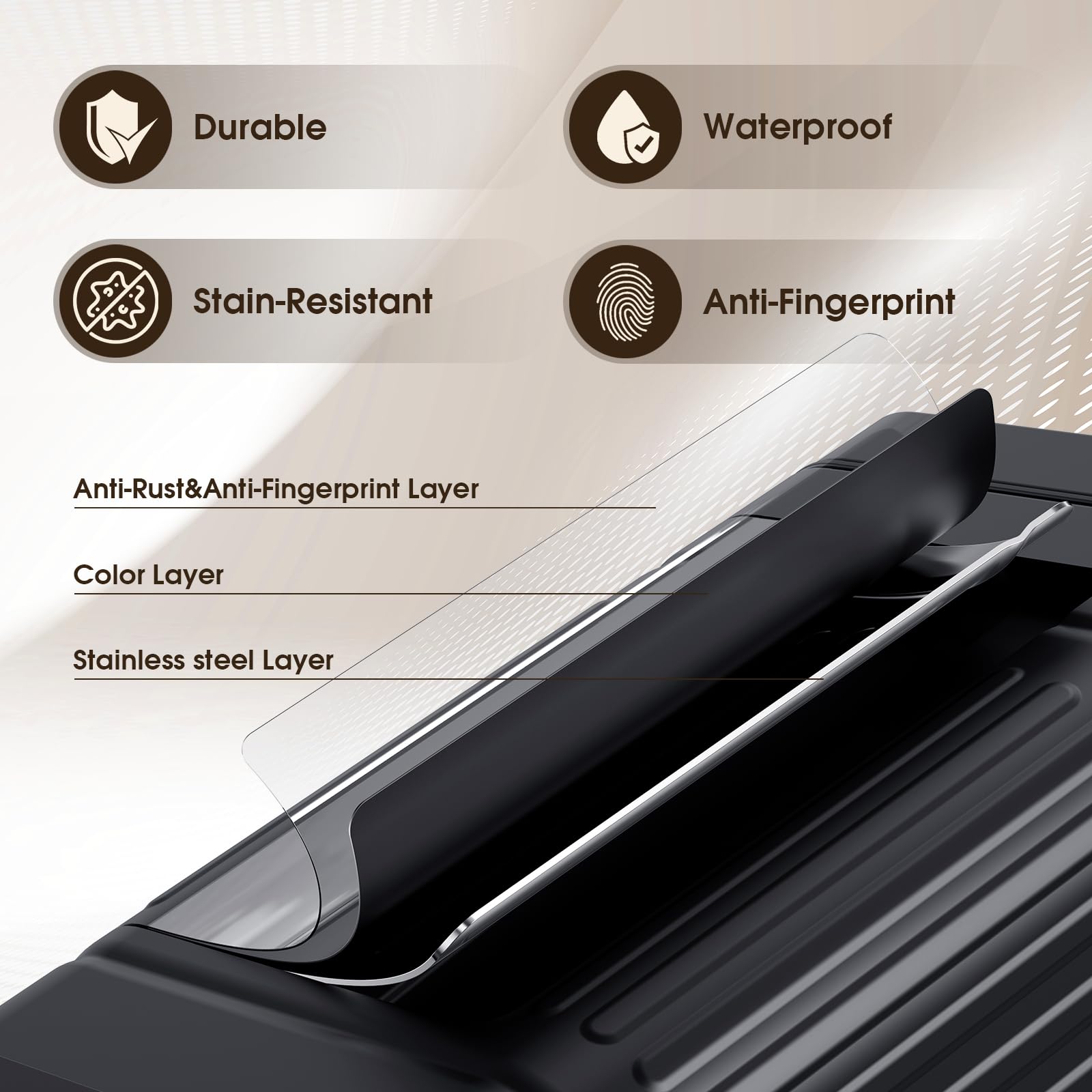 CEROELDA odor-seal lid helps keep smells contained for tidier spaces.
