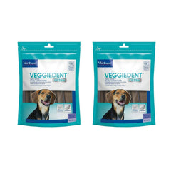 C.E.T. VeggieDent Chews Z-shape design aids easy grip during daily dental routine.