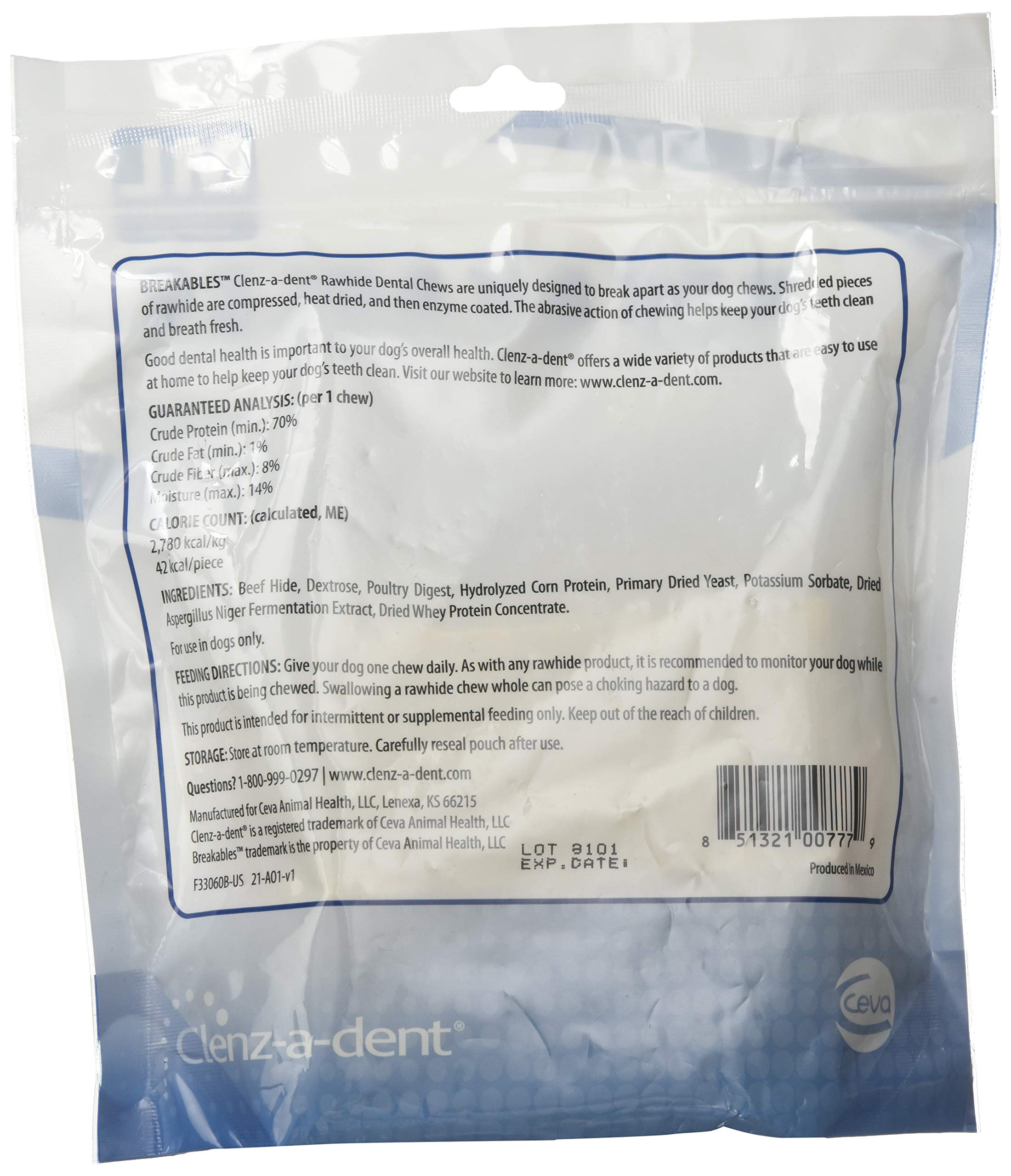 Ceva Clenz-A-Dent Enzyme-Coating shows coating aiding antibacterial saliva activity