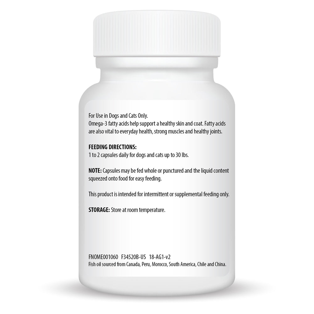Ceva Derma-3 softgels pack highlights convenient daily supplement for dogs and cats.
