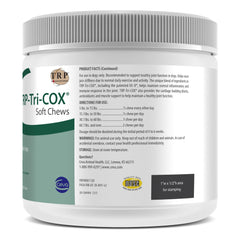 CEVA TRP-Tri-COX Soft Chews liver-flavor chews promote palatability and joint function.