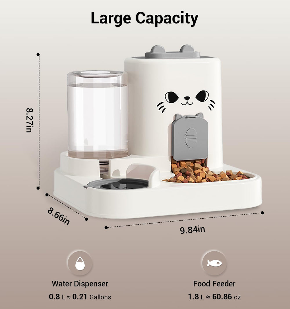 CEYE Gravity Cat Feeder auto-refill via gravity without power shown.