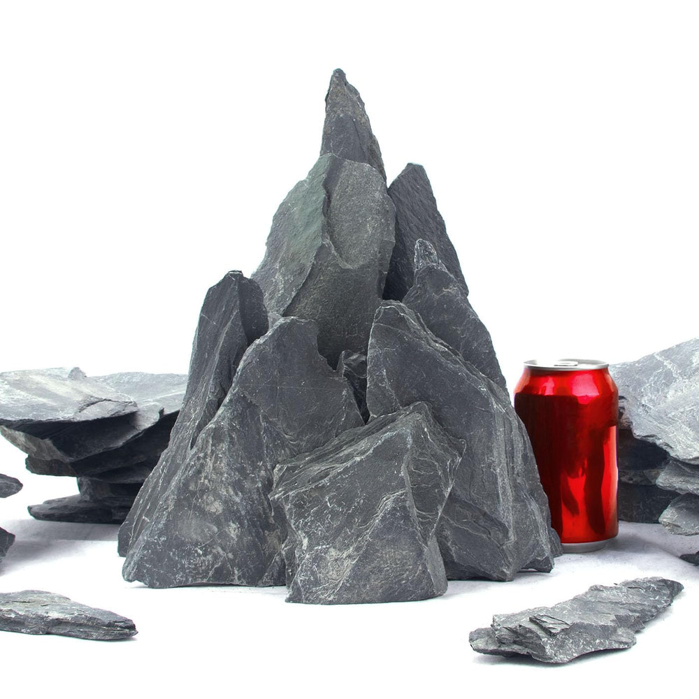 CFKJ PH neutral slate rock ensures inert decor in freshwater aquariums