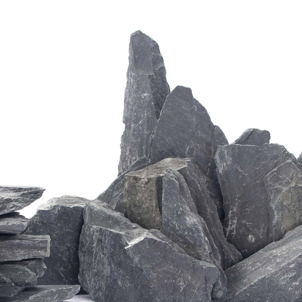 CFKJ durable slate rocks easy to rinse and reposition in terrariums