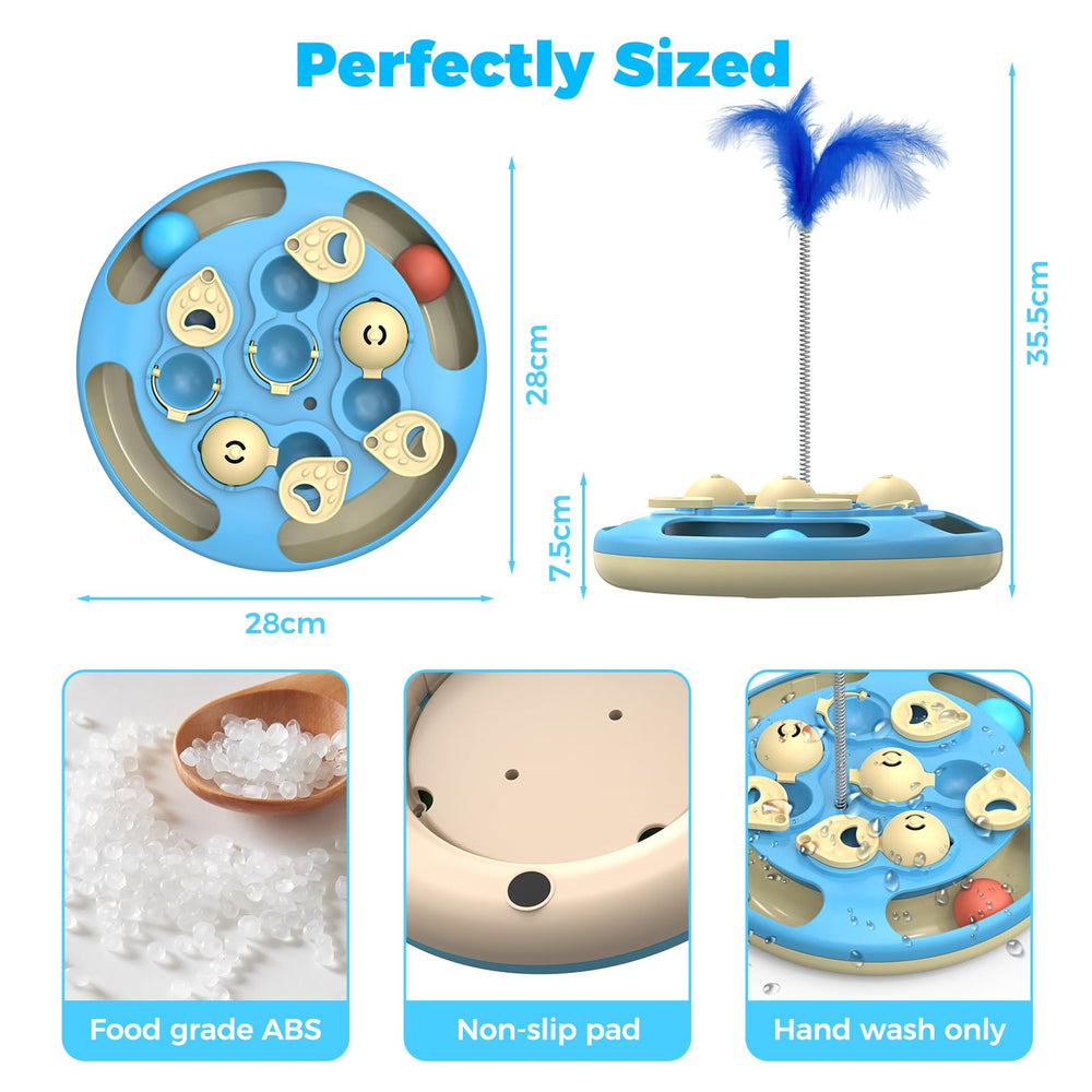 CGBD Cat Puzzle suits indoor cats for solo or multi-cat enrichment sessions.