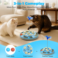 CGBD Cat Puzzle Level 3 treat feeder encourages slow, mindful snacking during play.