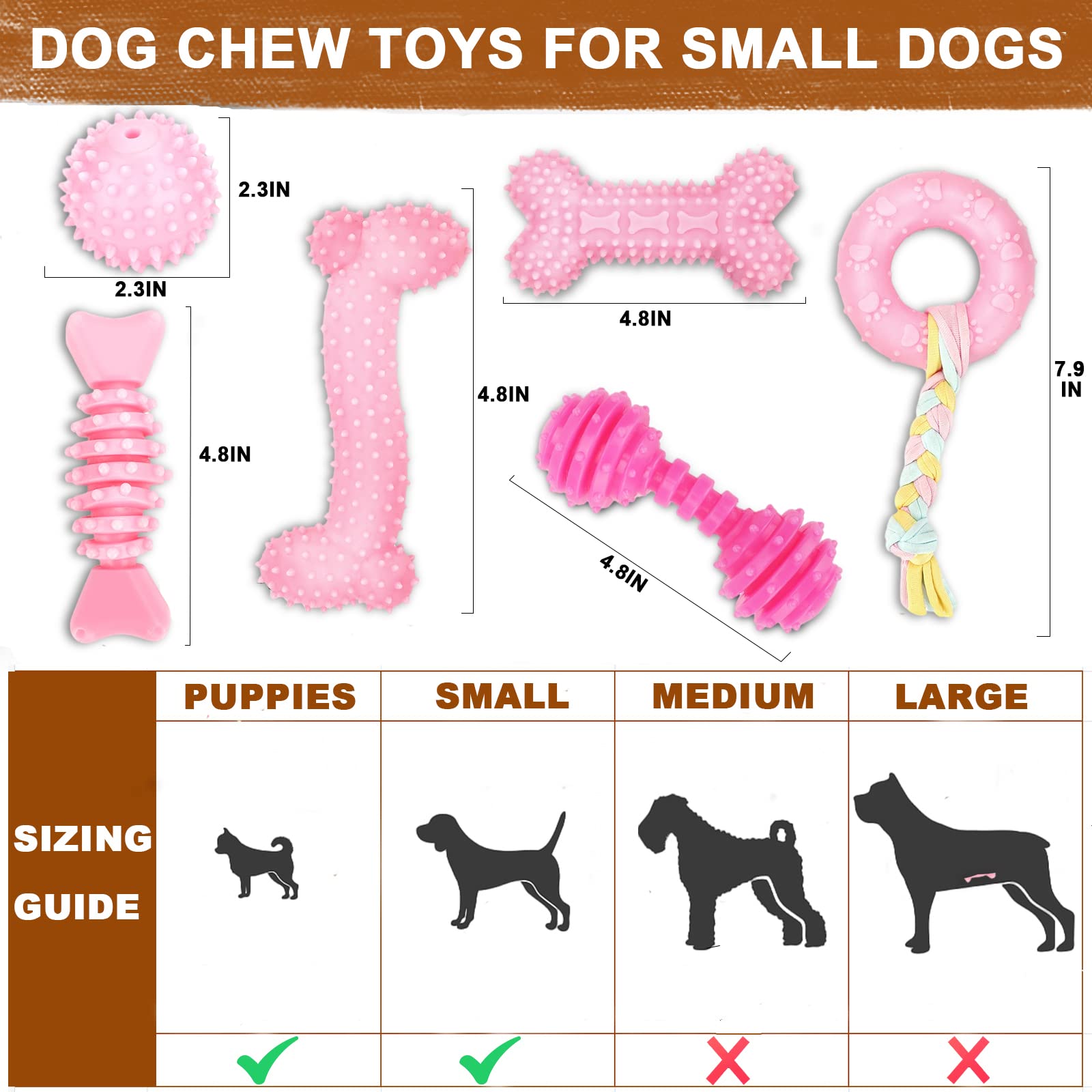 CGBD toy pack supports small-dog play and training sessions.