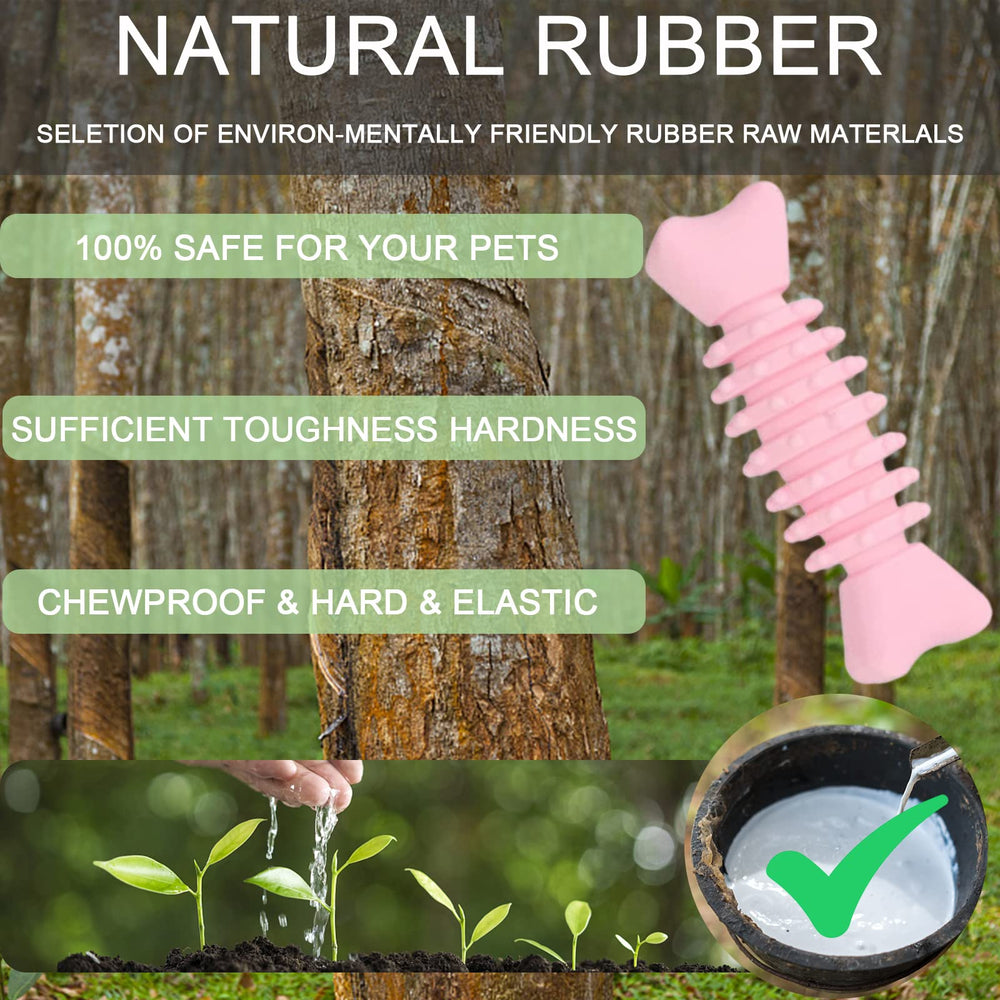 CGBD soft natural rubber toy for safe chewing and teething.