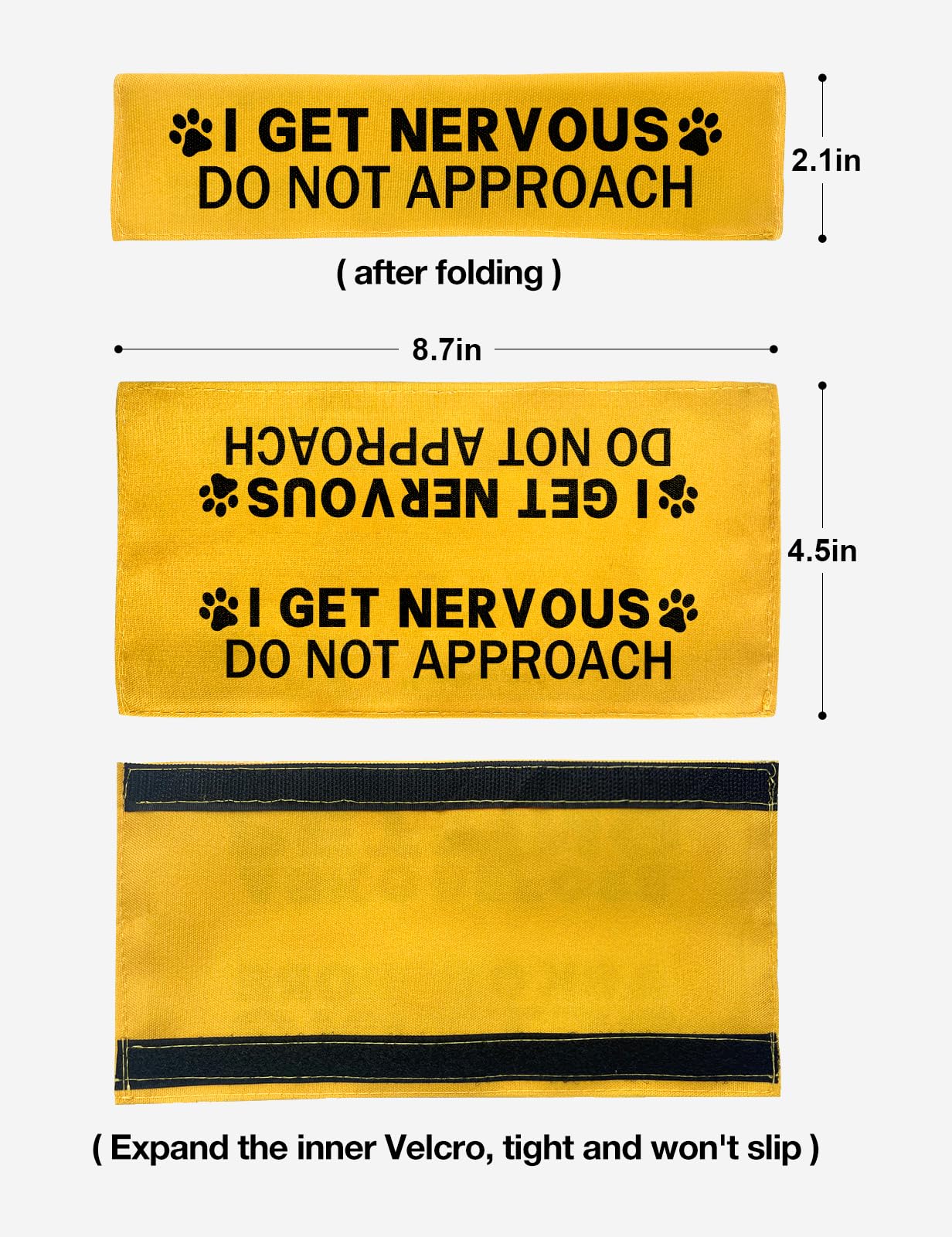 Cgvovgr service dog leash accessory supports safety and clear signaling.