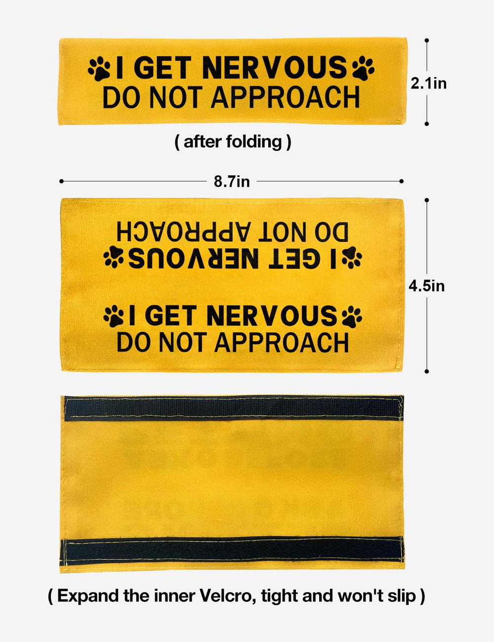 Cgvovgr service dog leash accessory supports safety and clear signaling.
