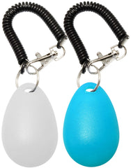 Chadou training clicker lake blue wrist strap for pet communication and quick cues